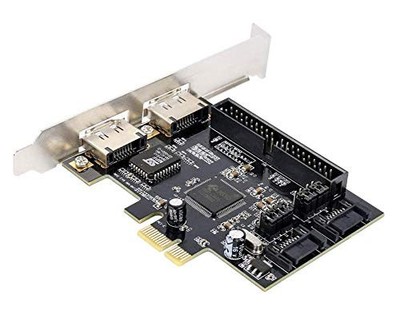 KALEA-INFORMATIQUE PCIe SATA eSATA IDE Controller Karte 2 SATA 2 IDE Ports