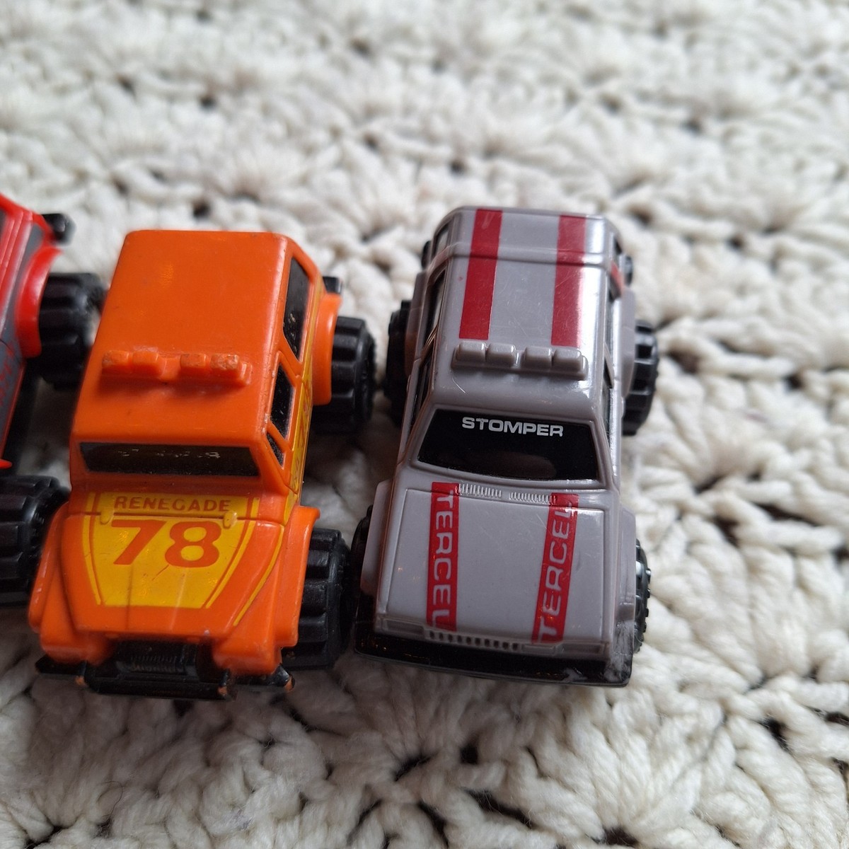 Vintage Schaper Stomper 4x4 Trucks Cars Mini McDonalds Toy - Lot