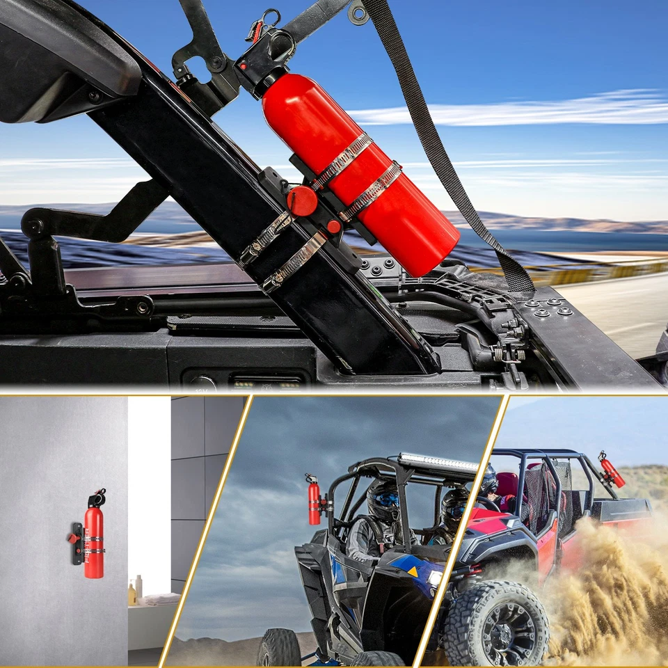 Fit For Jeep Wrangler JL TJ Quick Release Fire Extinguisher Mount Bracket Holder Foto 4 de 4