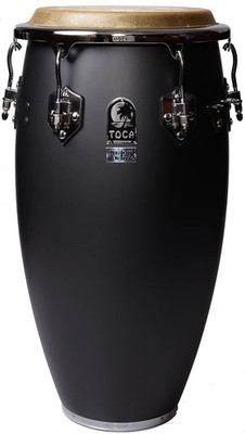 Toca Percussion Custome Deluxe Wood Tumba - 12.5 inch Matte Grey