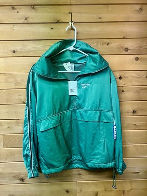 Forever 21 Reebok Plus Green Half Zip Up Jacket NEW - Size S