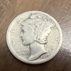 1927 MERCURY SILVER DIME ACTUAL COIN Get More Today & Save Shop Here Buy Here