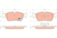 Bremsbelagsatz Scheibenbremse Cotec TRW GDB1625 FüR BMW E87 E81 E90 E88 E82 1Er