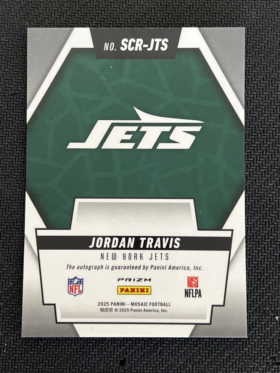Jordan Travis 2025 Panini Mosaic Scripts Mosaic Prizm Auto #SCR