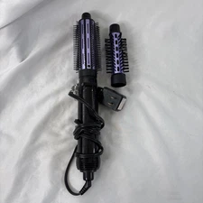 Conair Plus Hot Air Curling Brush 1.5" Volume Style CD160P3N Purple Works