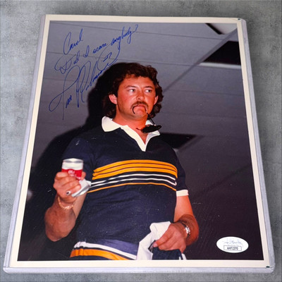 #ad Tim Richmond VINTAGE CANDID CAN CRUSHER PERSONAL 8x10 signed photo JSA COA 1 1 $269.99