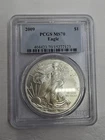 2009 - United States - American Silver Eagle - PCGS Graded MS70 - 1ozt Silver