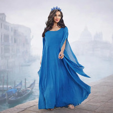 Plus size Bell Sleeve Renaissance Boho Goth D...
