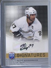 2008-09 Upper Deck Be a Player Signatures Scott Niedermayer #S-SN Auto HOF 7b5