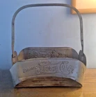 Vintage Metal Drink Pepsi Cola 6 Pack Bottle Carrier Rack Adjustable Handle