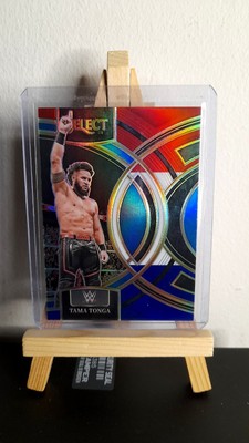 2024 Tama Tonga Panini Select WWE Red & Blue Silver Prizm