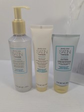 Mary Kay Satin Hands Pampering Set Fragrance Free - New - Full Size