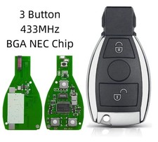 Für Mercedes Benz W169 W203 W204 W210 BGA Chip 433MHz 3 Tasten Funk Schlüssel Für Mercedes Benz W169 W203 W204 W210 BGA Chip 433MHz 3 Tasten Funk Schlüssel