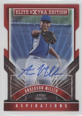 2015 Panini Elite Extra Edition Aspirations 97/100 Anderson Miller #99 Auto 0b2