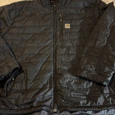 Carhartt Rain Defender Gilliam Jacket Mens 3XL Black Relaxed Fit Quilted Puffer