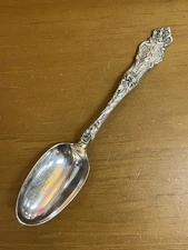 1902 R. Wallace And Sons Sterling Silver Spoon Irian Pattern Art Nouveau