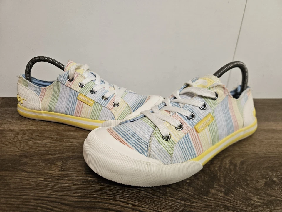 RocketDog Trainers Jazzin Womens Flat Soft Cushioned Canvas Pumps  UK 7 EU 40  - Image 2 of 4