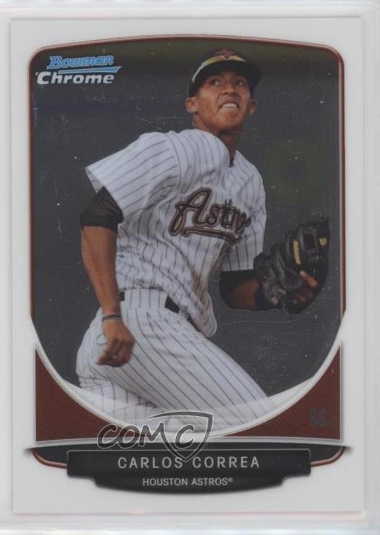 2013 Bowman Prospects Chrome Carlos Correa #BCP100 12g7