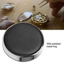 Watch Movement Holder Cushion Pad Leather Tool for Repair, 53mm/70mm Size