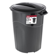 32 Gallon Heavy Duty Injection Molded Trash Can with Click Lock Lid