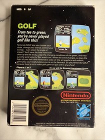 Golf Game (Nintendo NES) With Box, Poster, & Instruction Manual