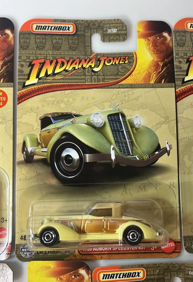 Matchbox Indiana Jones TukTuk Ducati Scrambler MBX Airliner Auburn Lote de 5 Foto 3 de 4