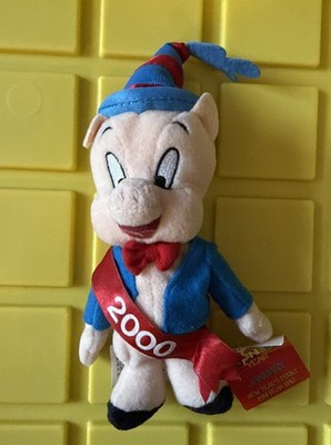 Looney Tunes Year January New Year s Porky Mini Bean Bag 2000 S27