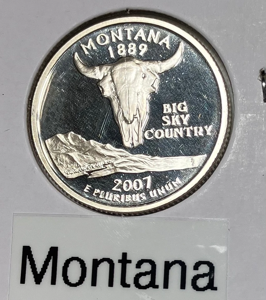 2007- 5 State Quarters all Silver Proof - Image 4 of 4