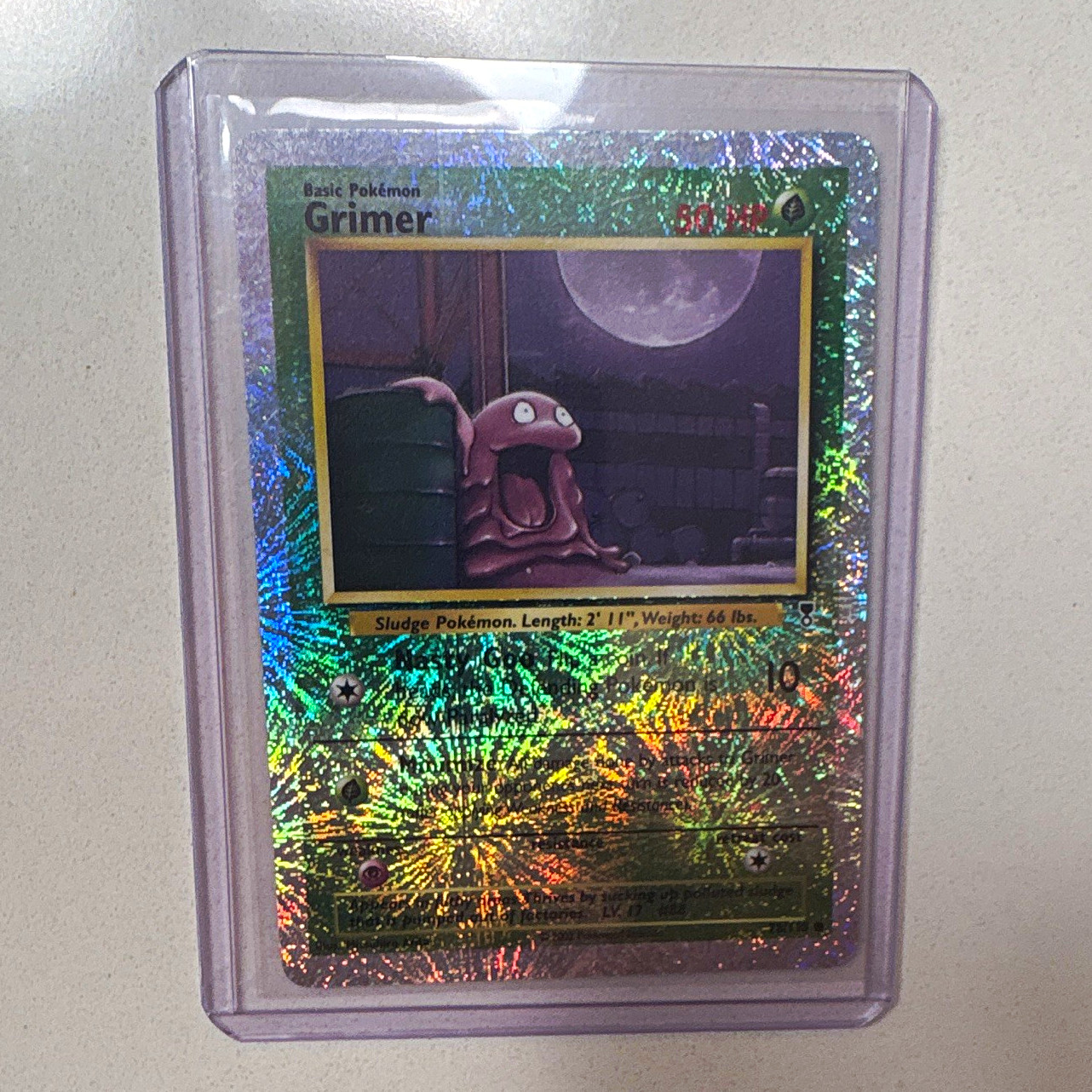 Pokémon TCG Grimer Reverse Holo 78/110 Legendary Collection English Common