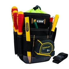 Tool Pouch with Belt Clip - Adjustable 1.5-Inch Belt Tool Belt Bag for Organi...