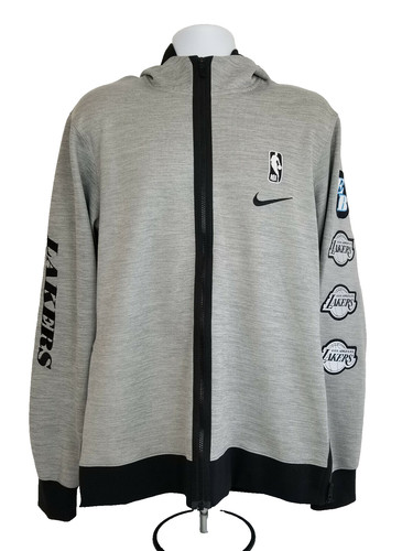 Los Angeles LAKERS Basketball ON COURT Authentic Nike FULL WARM UP SUIT Men's  L