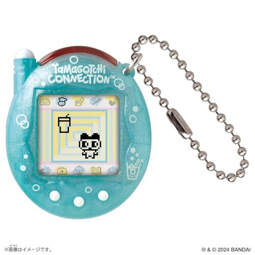 BANDAI Tamagotchi Connection Melon Soda Tamagotch Digital Toy Blue