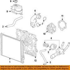 GM OEM 18-24 Enclave Cooling Water Pump-Thermostat Hsng 12681133