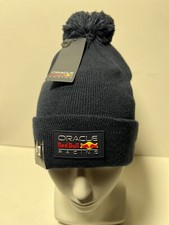 Red Bull Racing New Era Team Beanie, Formel 1 F1 Mütze, Bommelmütze