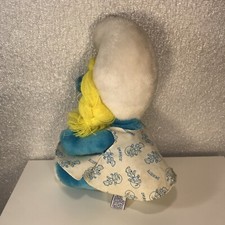 Vtg 1981 Smurfette Doll 11  Peyo Wallace Berrie Plush Figure Smurf 80s Rare