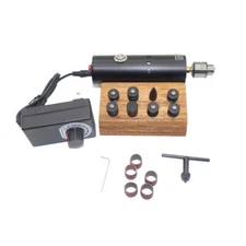 DIY Electric Vegetable Tanned Leather Edge Grinder Polishing Burnishing Machine