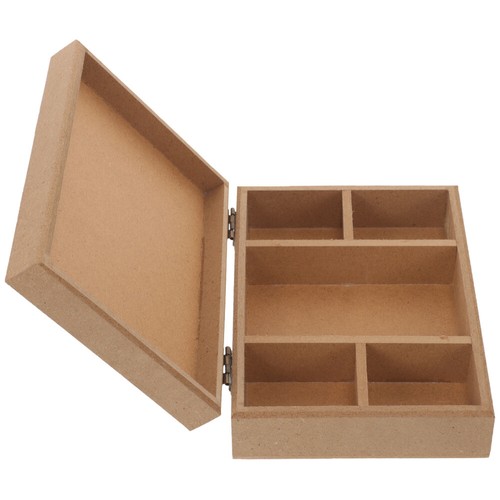 Storage Box Unfinished Decorative Boxes Small Treasure Wooden for Child