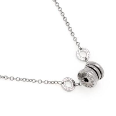 BVLGARI チャーム ＢZERO ONE Bvlgari Bulgari B Zero Bracelet 1 18k White Gold Mini Charm Chain