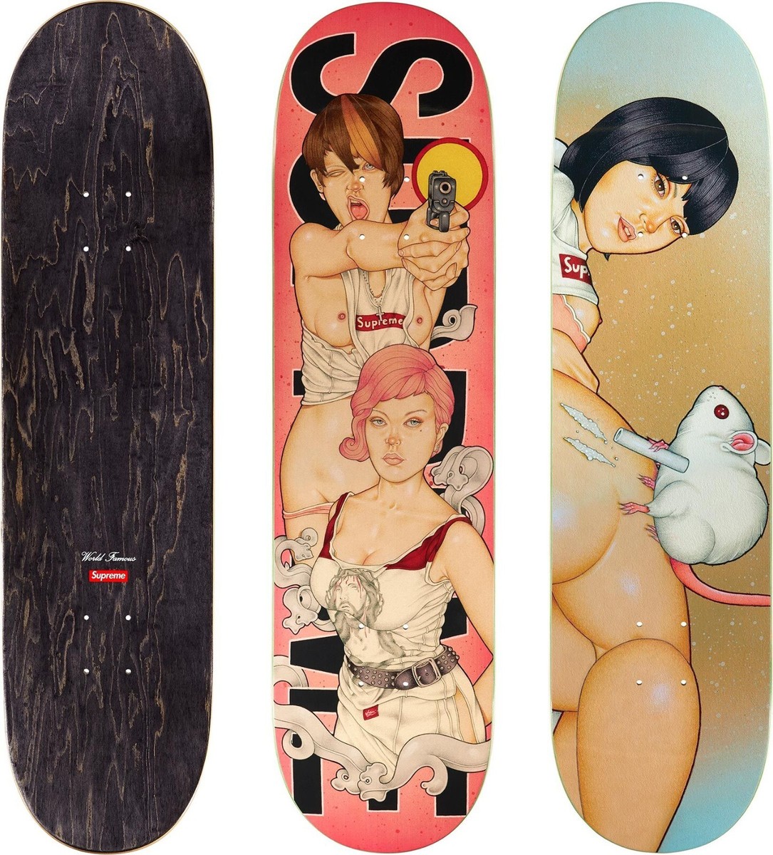 スケートボード Supreme Girls Skateboard Supreme Girls Skateboard Deck Blue - US