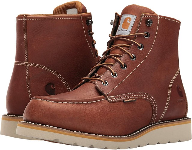 wedge work boots steel toe