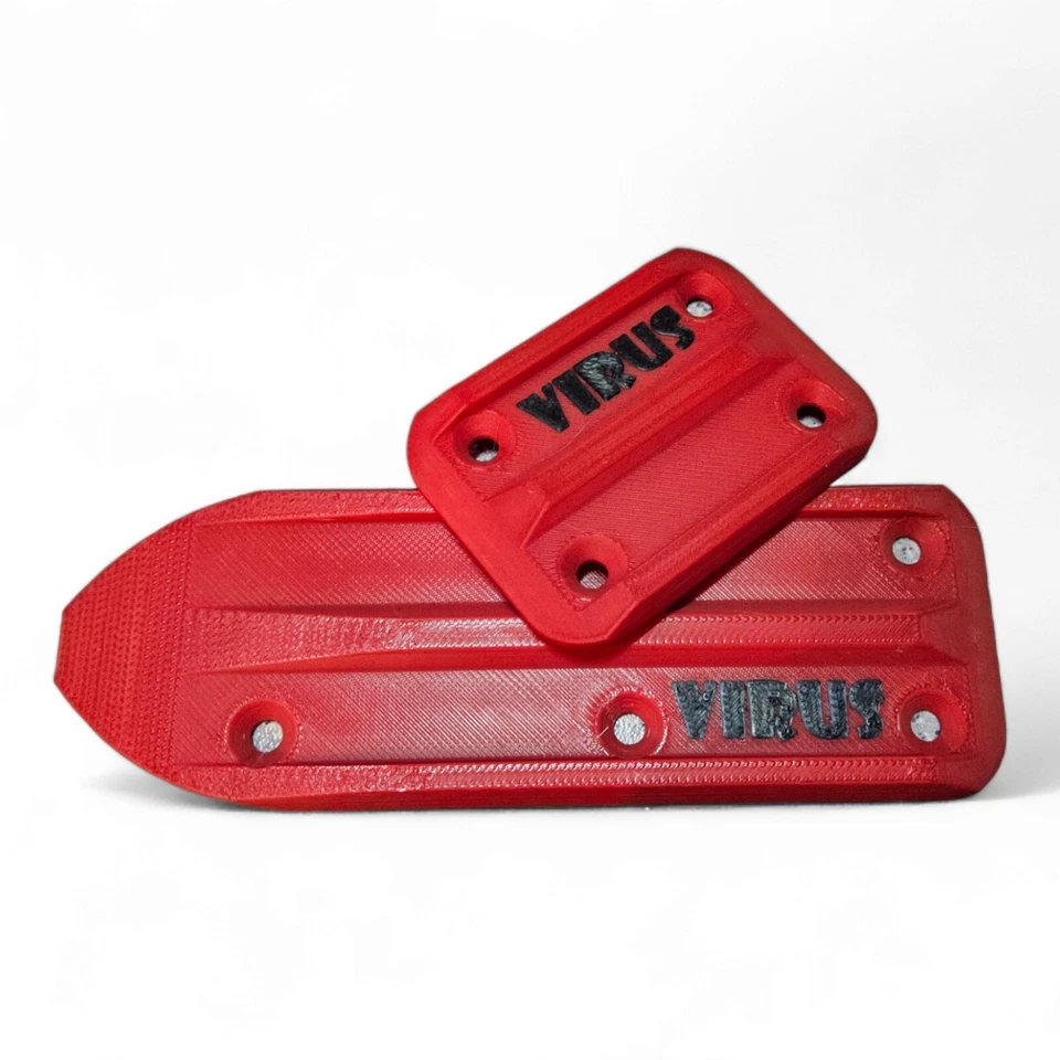 Skidplates passt für Carson Virus 4.0 4.1 4.2 Buggy Truggy Rot made by 3DCS - Bild 2 von 4