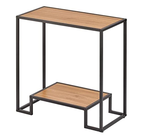 mDesign Side Table Storage Unit Small Table for Living Room, Bedroom and Hallway - Picture 2 of 6