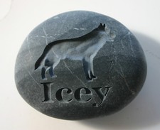 Dog Memorial Custom Engraved Memorial Stone Pet Loss Personalized Grave Marker