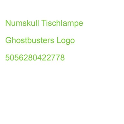 Numskull Tischlampe Ghostbusters Logo 5056280422778