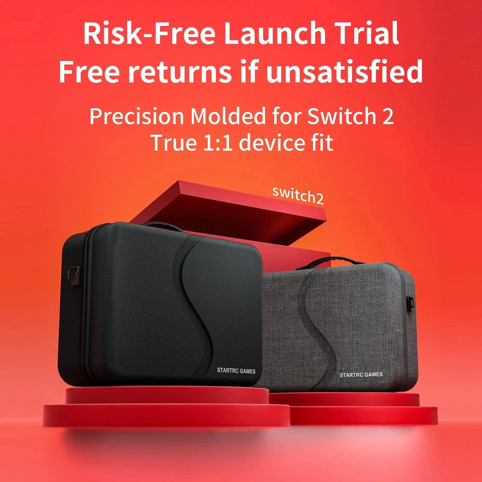 for Nintendo Switch 2 Game Console Storage Portable Handbag Crossbody Bag Case - Image 2 of 4