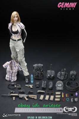 DAMTOYS 1/6 アクションフィギュア ジェミニ ヴィッキー VICKY Hot New Damtoys Dcg002 1/6 Fighting Girls Gemini Vicky Action