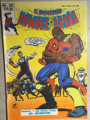 AMAZING SPIDER-MAN #267 (1985) Mexican edition comic book in Spanish VG+