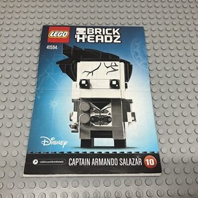LEGO BrickHeadz Pirates of Caribbean 41594 Captain Armando Salazar Set Complete