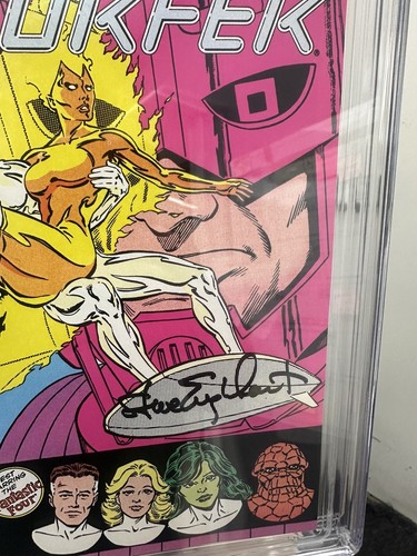 Silver Surfer 1 CGC 9.8 White Pages SS signed Englehart (Marvel 1987) - Picture 2 of 3