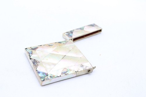 Q Antique Victorian MOP Mother of Pearl Card Case - Picture 9 of 9